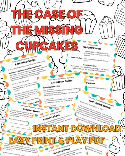 The Case of the Missing Cupcakes cover